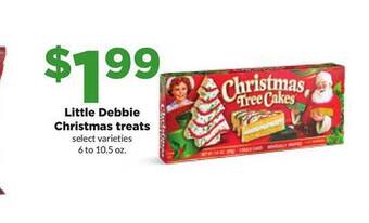 Hy-Vee Little debbie christmas treats offer