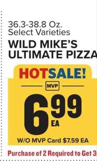 Food Lion Wild mike's ultimate pizza offer
