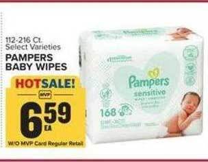 Food Lion Pampers baby wipes offer