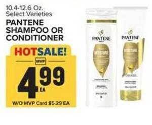Food Lion Pantene shampoo or conditioner offer