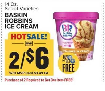Food Lion Baskin robbins ice cream offer