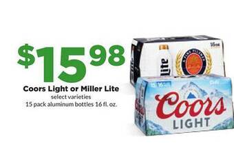 Hy-Vee Coors light or miller lite offer