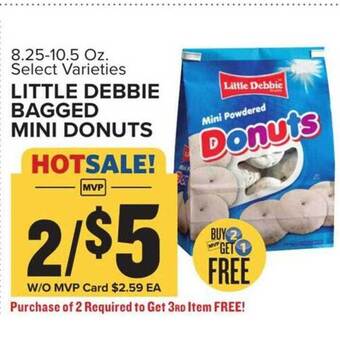 Food Lion Little debbie bagged mini donuts offer