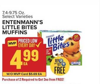 Food Lion Entenmann's little bites muffins offer