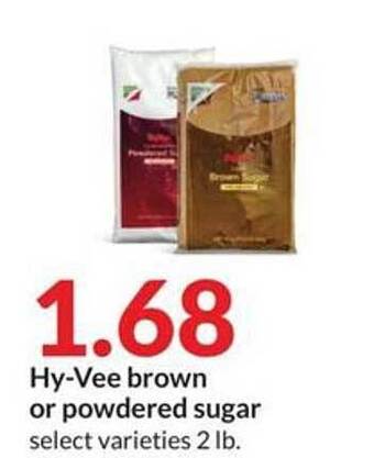 Hy-Vee Hy-vee brown or powdered sugar offer
