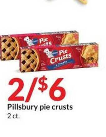 Hy-Vee Pillsbury pie crusts offer