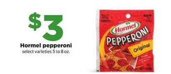 Hy-Vee Hormel pepperoni offer