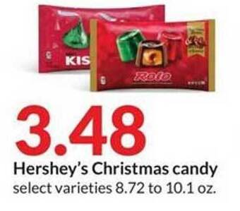 Hy-Vee Hershey's christmas candy offer