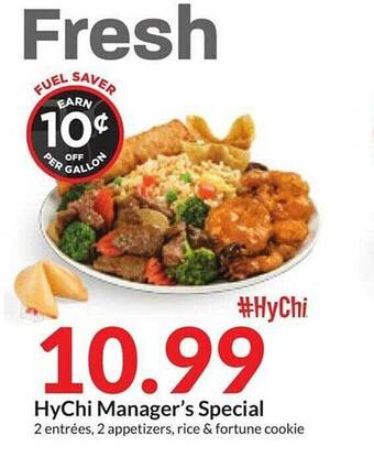 Hy-Vee Hychi manager's special offer
