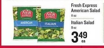 Lowes Foods Fresh express american salad offer