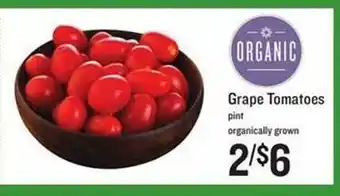 Lowes Foods Grape tomatoes offer