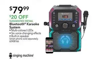 Singing machine bluetooth karaoke system