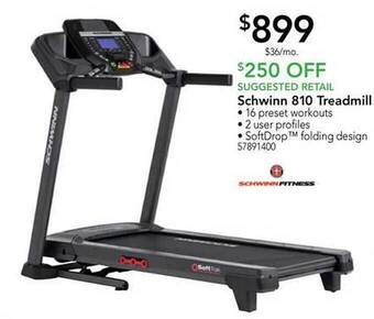 Nebraska Furniture Mart Schwinn 810 treadmill offer