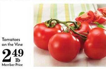 Pavilions Tomatoes on the vine offer