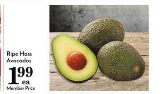 Pavilions Ripe hass avocados offer