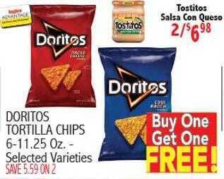 Ingles Markets Doritos tortilla chips offer