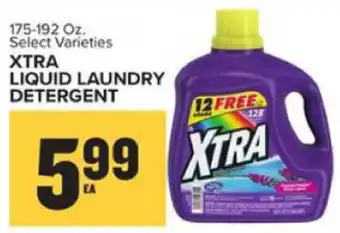 Food Lion Xtra Liquid Laundry Detergent 175-192 oz offer