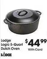 King Soopers Lodge logic 5-quart dutch oven offer