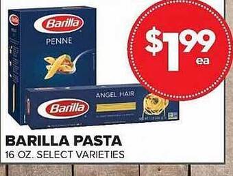 Price Cutter Barilla pasta offer