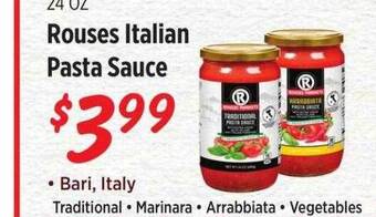 Rouses Rouses italian pasta sauce offer