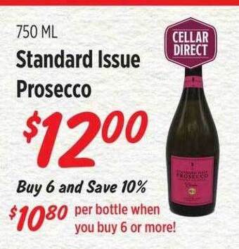 Rouses Standard issue prosecco offer