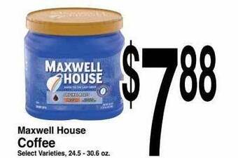Super Saver Maxwell house coffee offer