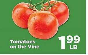 IGA Tomatoes on the vine offer
