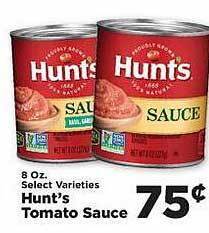 IGA Hunt's tomato sauce offer