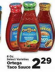 IGA Ortega taco sauce offer