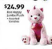 Aldi Bee happy jumbo plush offer