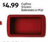 Aldi Crofton silicone bakeware or mat offer