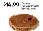 Aldi Crofton premium wood serving tray offer