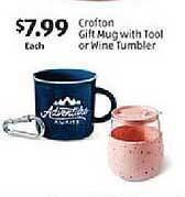 Aldi Crofton gift mug with tool or wine tumbler offer