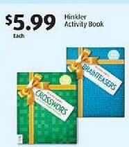 Aldi Hinkler activity book offer