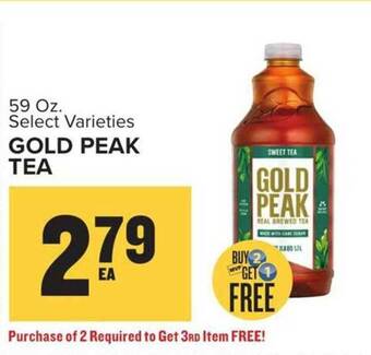 Food Lion Gold peak tea offer