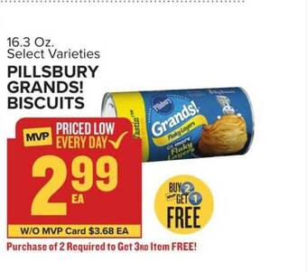 Food Lion Pillsbury grands! biscuits offer