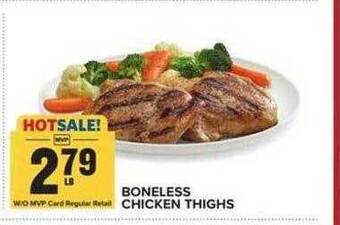 Food Lion Boneless chicken thighs offer