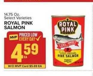 Food Lion Royal pink salmon offer
