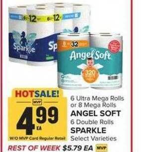 Food Lion Angel soft or sparkle offer