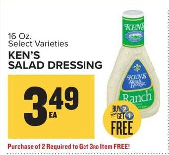 Food Lion Ken's salad dressing offer