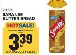 Food Lion Sara lee butter bread offer