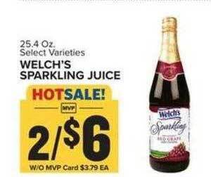 Food Lion Welch's sparkling juice offer