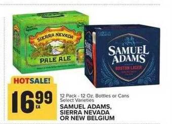 Food Lion Samuel adams, sierra nevada or new belgium offer