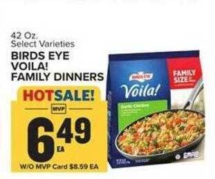 Food Lion Birds eye voila! family dinners offer