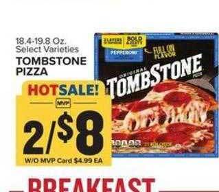 Food Lion Tombstone pizza offer