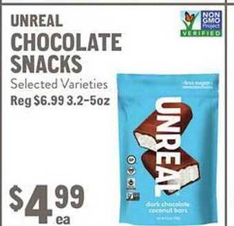New Seasons Market Unreal chocolate snacks offer