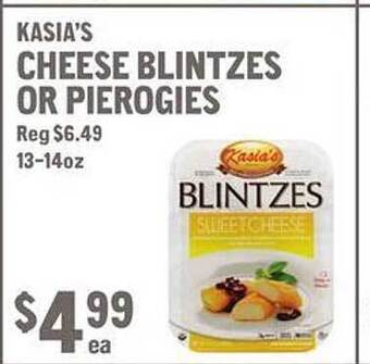 New Seasons Market Kasia's cheese blintzes or pierogies offer