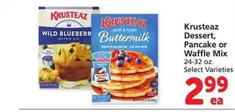 Safeway Krusteaz dessert, pancake or waffle mix offer