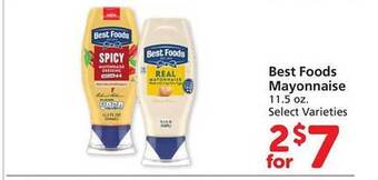 Safeway Best foods mayonnaise offer