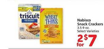 Safeway Nabisco snack crackers offer